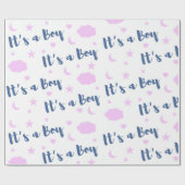 It's A Boy! Cadeaupapier (Vlak)