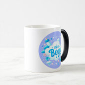 "It's a Boy!" Magic Heat-Reveal Mug – PC design (Devant droit)