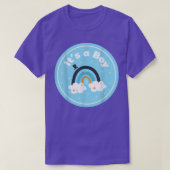It's a Boy Pregnancy New Year Child Rainbow Drawin T-shirt (Design voorkant)