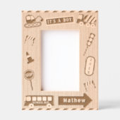 Its a Boy Transportation Gegraveerde Lijstjes (Voorkant)