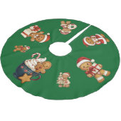 It's a Gingerbread Christmas! Kerstboom Rok (Gekanteld)