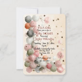 It's A Girl Baby Shower Invitation (Devant)