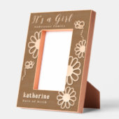 Its a Girl Bee Daisy Gegraveerde Lijstjes (Links)