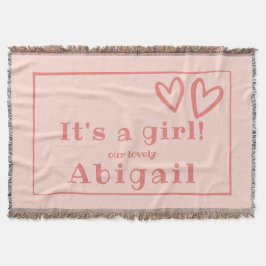 It's a Girl, Pink, New family member Deken