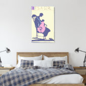 <It's a Girl>van Steve Collier Canvas Afdruk (Insitu (Slaapkamer))
