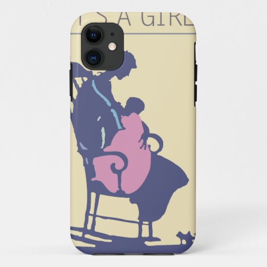 <It's a Girl>van Steve Collier Case-Mate iPhone Case (Achterkant)