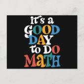It's A Good Day to Do Math Teacher Inspirational Briefkaart (Voorkant)