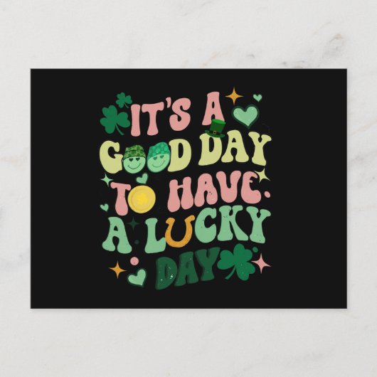 its_a_good_day_to_have_a_lucky_day briefkaart (Voorkant)