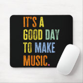 It's A Good Day To Make Music Funny Music Lover Te Muismat (Met muis)