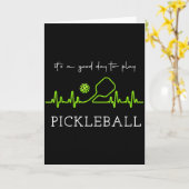 It's A Good Days To Play Ckleball Player Ckleball Kaart (Gele Bloem)