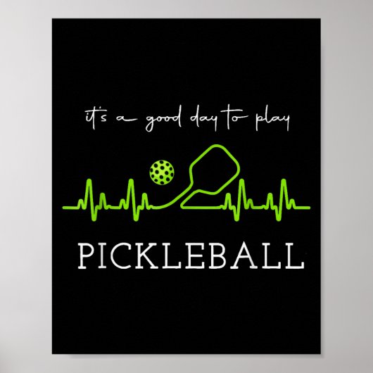 It's A Good Days To Play Ckleball Player Ckleball Poster (Voorkant)