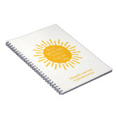 It's a Great Day Sun Gratitude Journal Notitieboek (Rechterzijde)