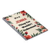 It's a Jemma Thing You Wouldn't Understand Notitieboek (Rechterzijde)