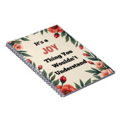 It's a Joy Thing You Wouldn't Understand Notitieboek (Rechterzijde)