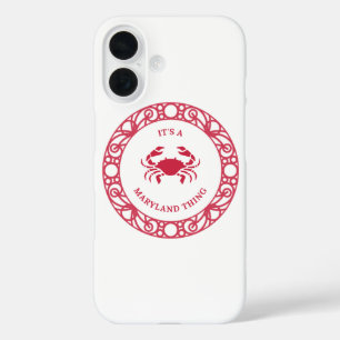 IT'S A MARYLAND THING (CRABS) iPhone / iPad-hoesje 16 Hoesje