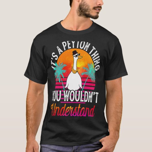 It's A Peyton Thing You Wouldn't Understand  Peyto T-shirt (Voorkant)