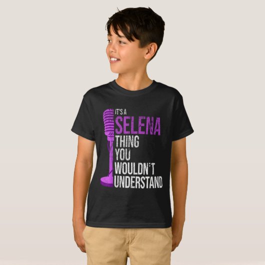 It's A Selena Thing You Wouldn't Understand - Funn T-shirt (Voorkant volledig)