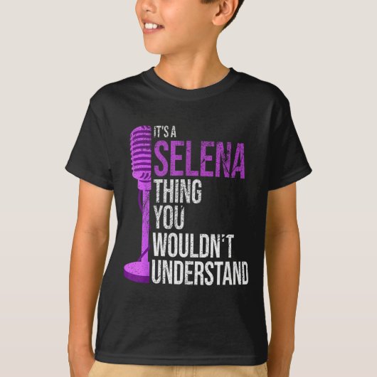 It's A Selena Thing You Wouldn't Understand - Funn T-shirt (Voorkant)