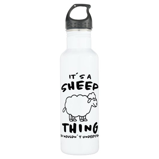 Its A Sheep Thing Design Sheeps Lamb Farmer Gift Waterfles (Voorkant)