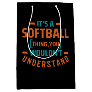 It's a Softball Thing Sport Medium Cadeauzakje