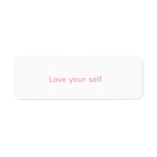 It's a sticker to encourage self-love (Devant)