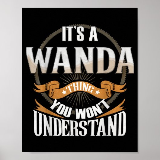 It's A Wanda Thing You Wont Understand Poster (Voorkant)