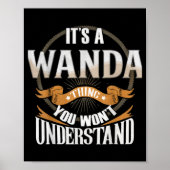 It's A Wanda Thing You Wont Understand Poster (Voorkant)