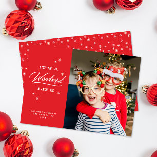 It's A Wonderful Life Kerstkaarten Feestdagenkaart