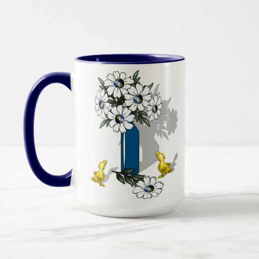 It's a Wonderful World Cute Mug w/ Baby Birds (Gauche)