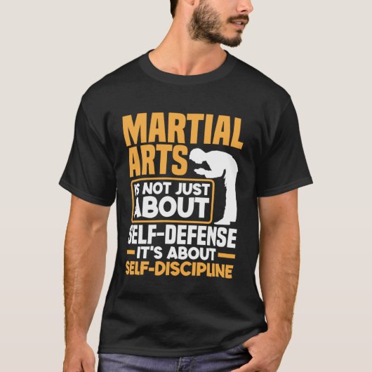 It's About Self Discipline Karate Jiu Jitsu T-shirt (Voorkant)