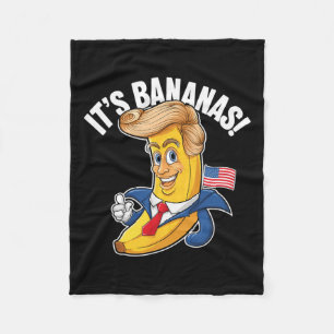 It's Bananas (voor Scale) Starship Funny Meme Humo Fleece Deken