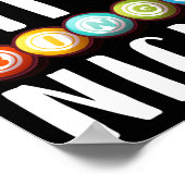 It's Bingo Night Funny Lucky Gambling Poster (Hoek)