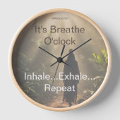 IT'S BREATHE O'CLOCK 🧡 🪬 💜 (Voorkant)