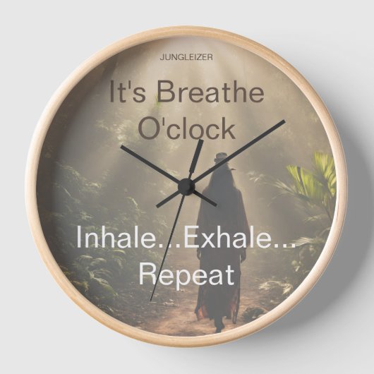 IT'S BREATHE O'CLOCK 🧡 🪬 💜 (Voorkant)