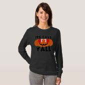 It's Fall Y'all Thanksgiving Pumpkin Canada Glasse T-shirt (Voorkant volledig)