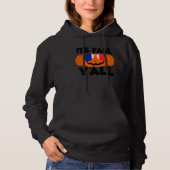 It's Fall Y'all Thanksgiving Pumpkin France Glasse Hoodie (Voorkant)