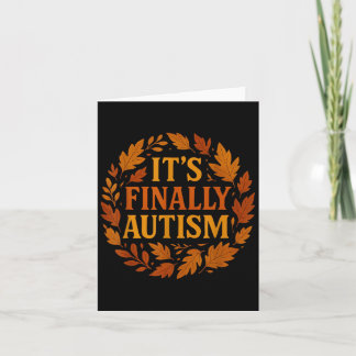 Its Finally Autism Autumn  Kaart