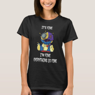 It's Fine I'm Fine Everything Is Fine Voodoo Doll T-shirt