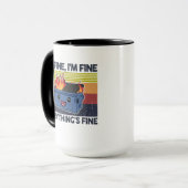 It's Fine I'm Fine Everything's Fine Lil Dumpster Mok (Voorkant links)