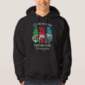 It's Fine We're Fine Everything Fine Gnome Kinderg Hoodie (Voorkant)