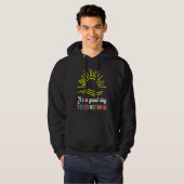 It's Great Day To Do Nothing Laziness Slacker Hoodie (Voorkant volledig)