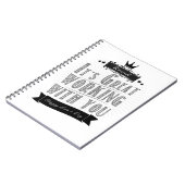 It's Great working with you, Happy Boss's Day Notitieboek (Linkerzijde)