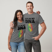 It's In My DNA African Juneteenth Fingerprint T-shirt (Unisex)