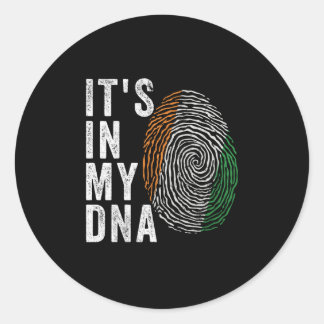 It's In My DNA - Ivory Coast Flag Ronde Sticker