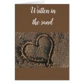 **IT'S IN THE SAND-NO WAVE CAN TAKE IT** LOVE CARD (Devant)