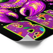 Its Mardi Gras Bruh Cool Crawfish Boy Men Kid Carn Poster (Hoek)