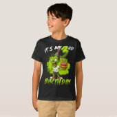 It's My 3rd Birthday Zombie 3 Years Old Happy Hall T-shirt (Voorkant volledig)
