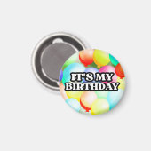 it's my Birthday Magneet (Voorkant / Achterkant)