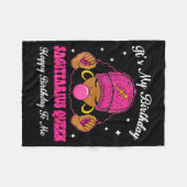 It's My Birthday Sagittarius Queen Happy Birthday  Fleece Deken (Voorkant (Horizontaal))