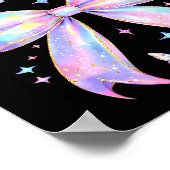 It's My Birthday Tie Dye Coquette Bow Butterfly Bi Poster (Hoek)